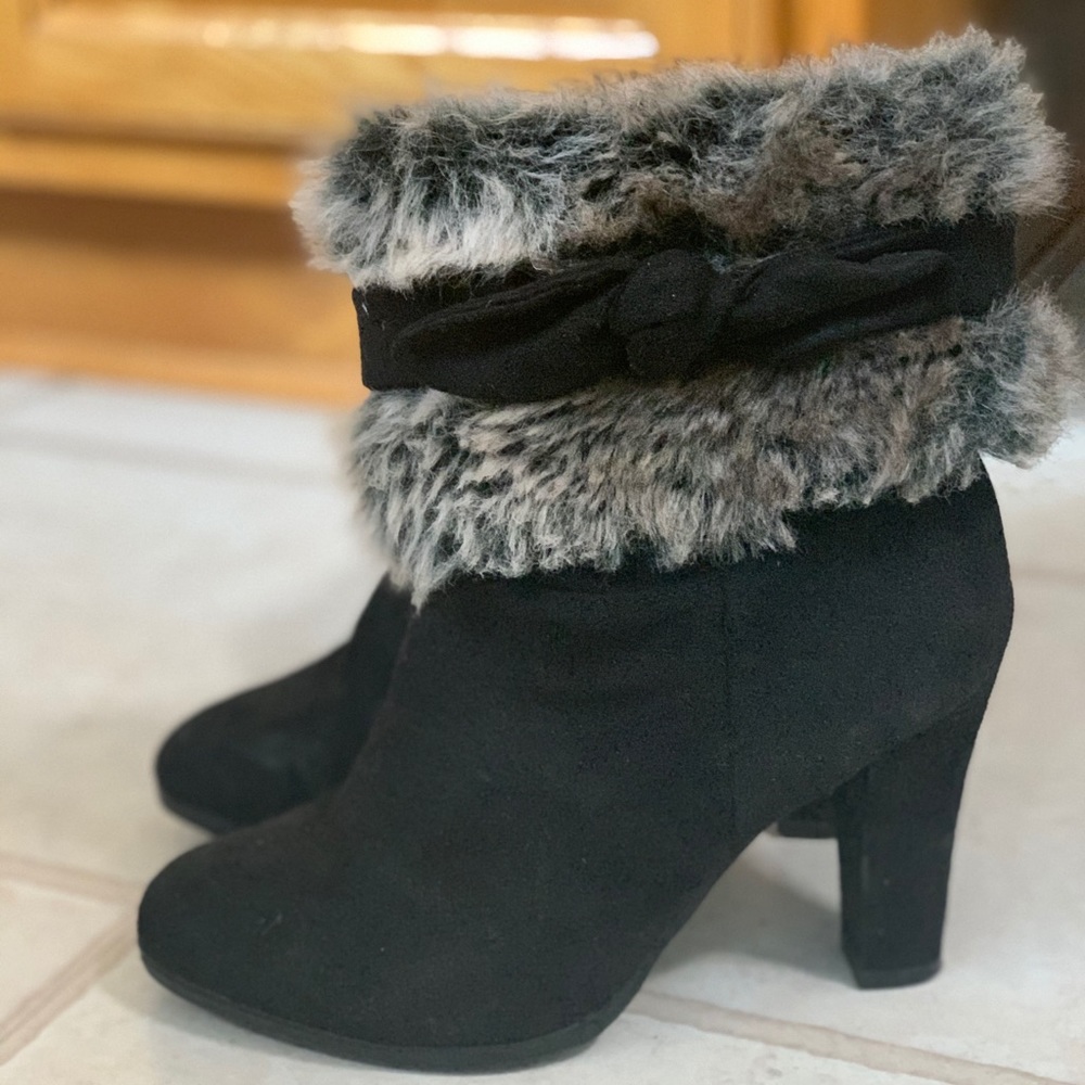 Impo Fur Cuff Boots
